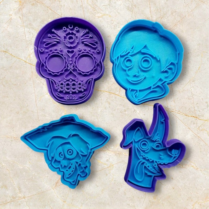 Coco Cookie Cutter Set. 4 Cookie Cutter. Coco Movie Cookie Cutter. Mexican gallery