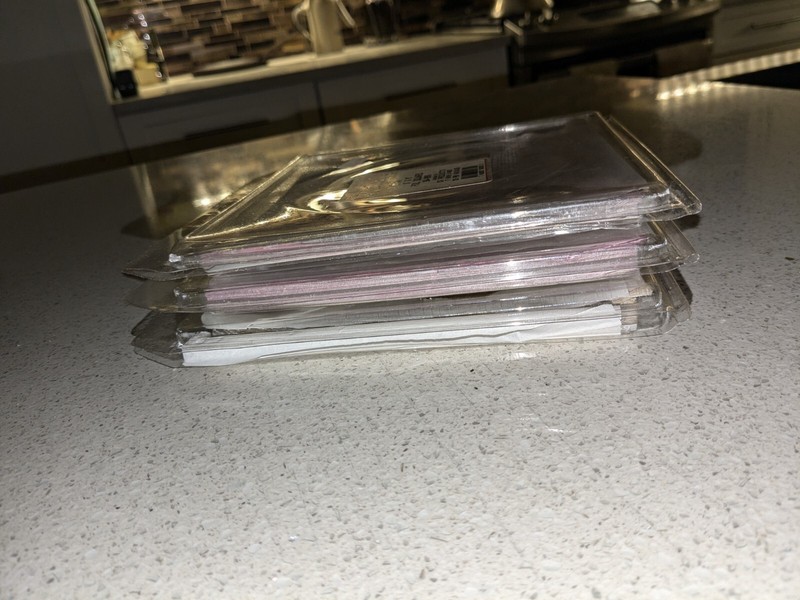 NEW-Up to 3 CK Products Pink 6" x 6" Foil Squares 125 per Package gallery