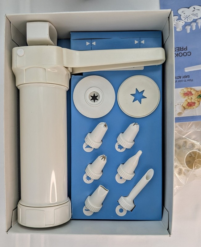 Vtg Hutzler Spritz Cookie Press & Food Decorator 1983 West Germany Box NIB