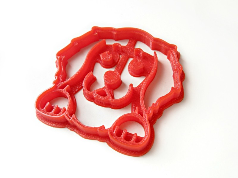 Golden Retriever Cute Dog Face Cookie Cutter, Smiley Puppy Portrait Cookie Stamp gallery