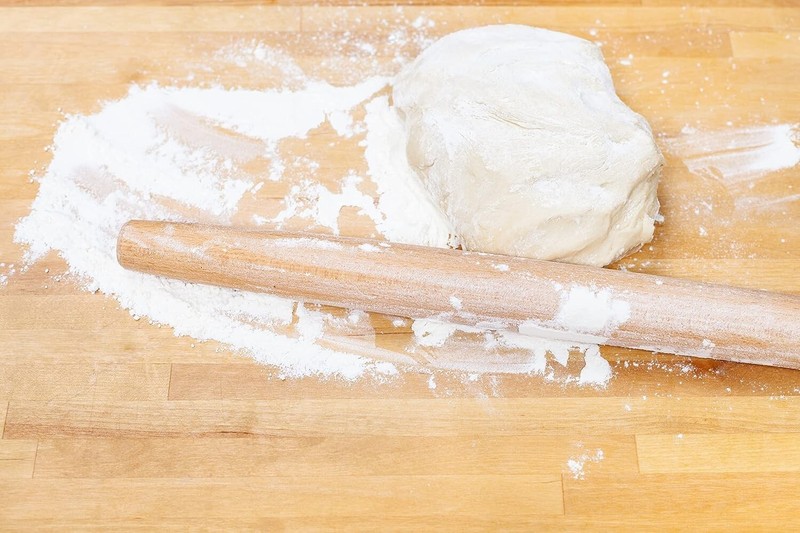 17-Inch Wooden Rolling Pin for Baking Pizza Dough, Pastry, and Cookie Crusts gallery