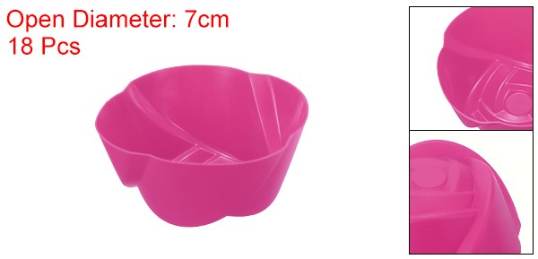 18Pcs Reusable Nonstick Cast Rose Red Flower gallery