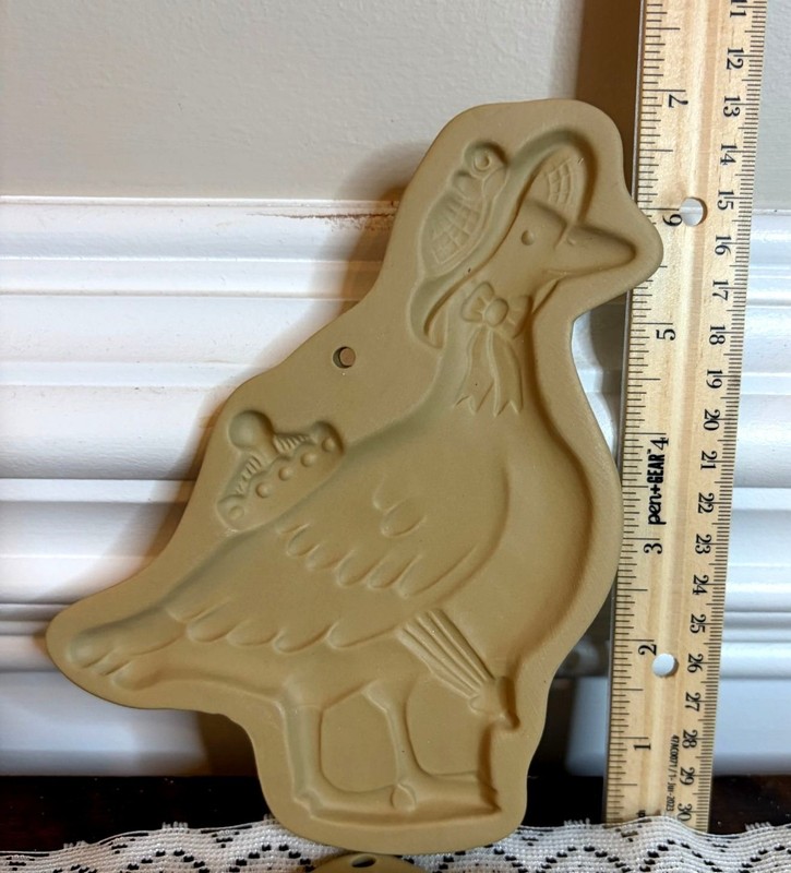 Vintage, Retired, 1992, Brown Bag Cookie Art, Hill Design, Mother Goose, 7″ tall