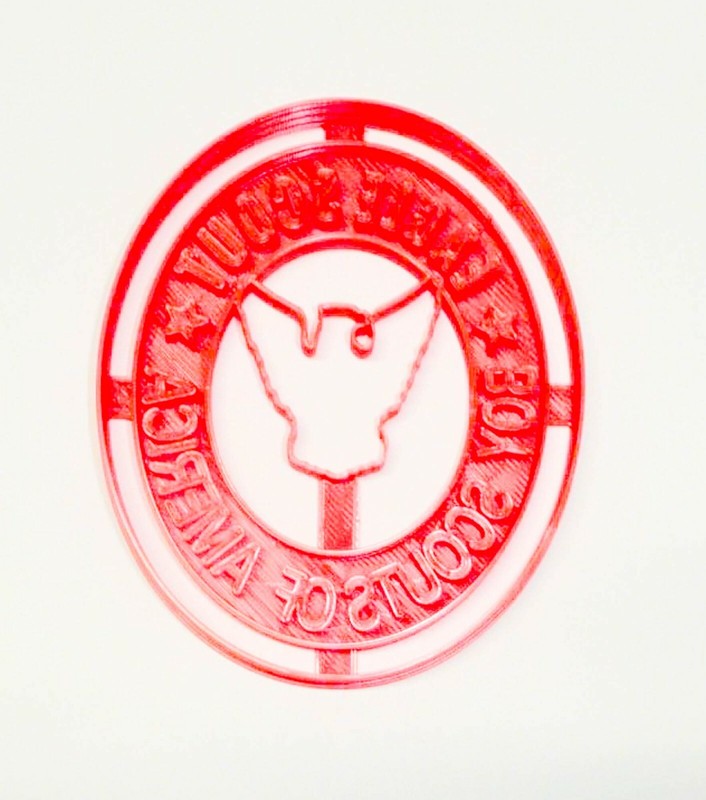EAGLE SCOUT RANK ACHIEVEMENT BOY SCOUTS BSA COOKIE CUTTER USA PR3385
