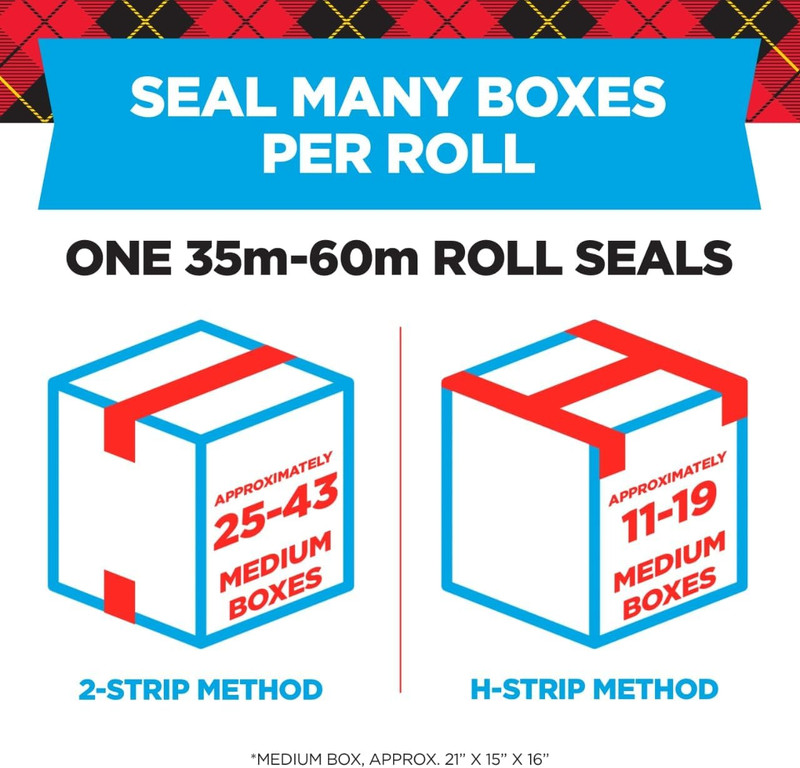 Scotch Heavy Duty Packaging Tape, 1.88 X 54.6 Yd, Designed for Packing gallery