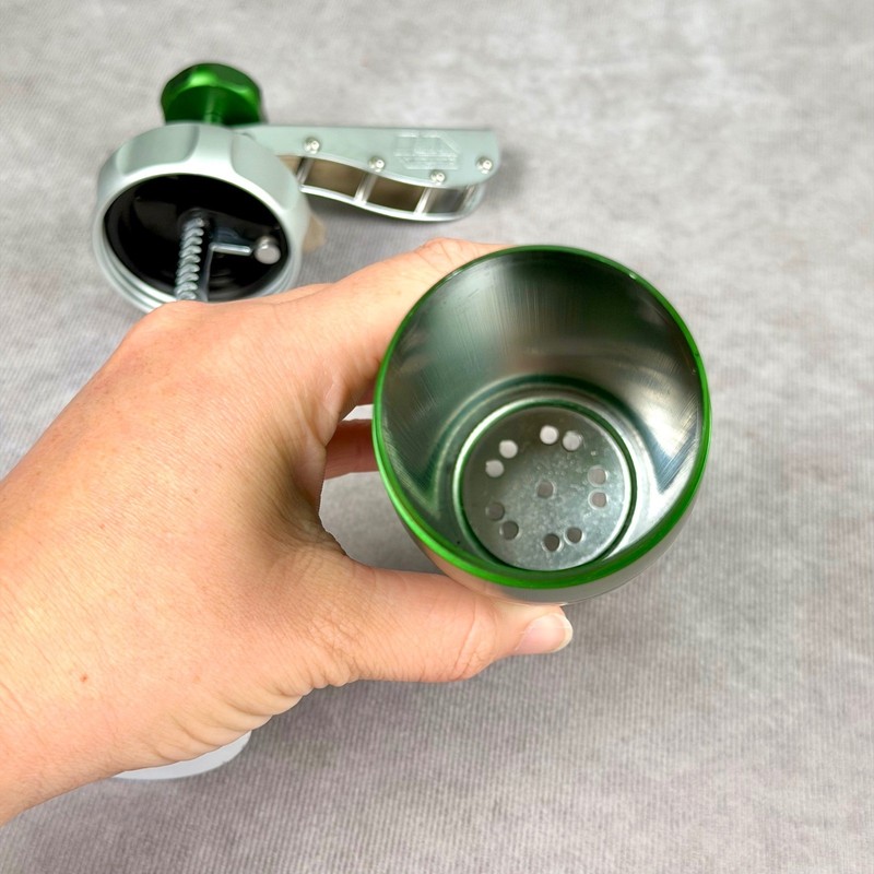 Marcato Atlas Biscuits Cookie Press Green Anodized Aluminum Made in Italy gallery