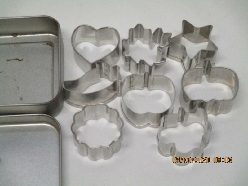 Pampered Chef, The Mini Creative Cutters Cookie Cutters Set of 8 Taiwan