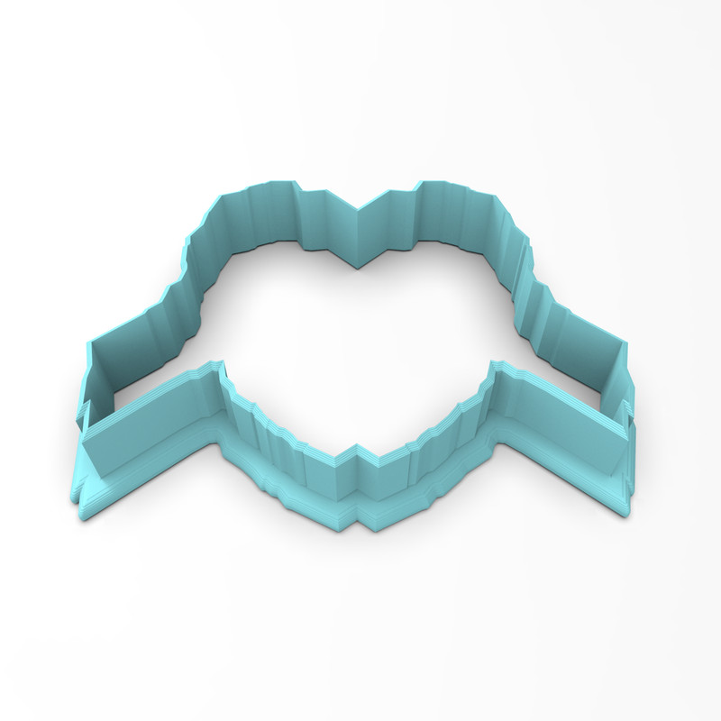 Skeleton Hands Heart Cookie Cutter & Stamp | Halloween Ghost Skull Fingers Bones gallery