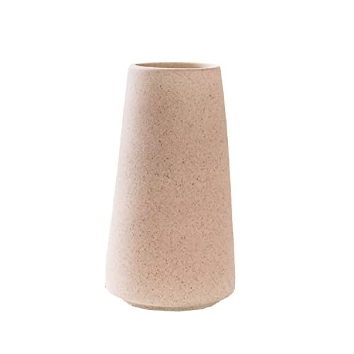 Ceramic Vase, Brown Vase, Modern Minimalist Decor, Farmhouse Vase, Light Brown