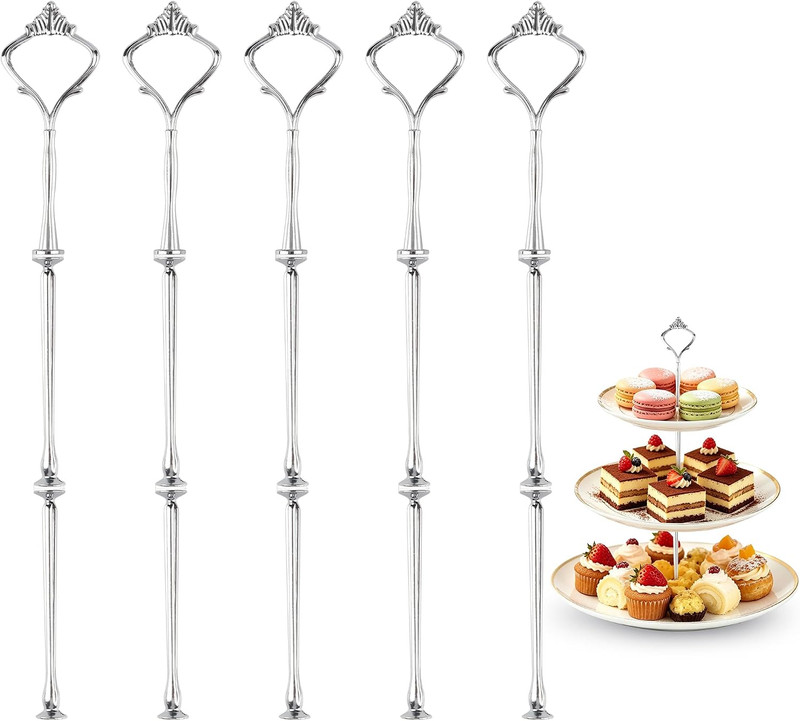 3 Tier Cake Stand Hardware Kits Heavy Duty for Tiered Fruit Cake Plate Stand Sta