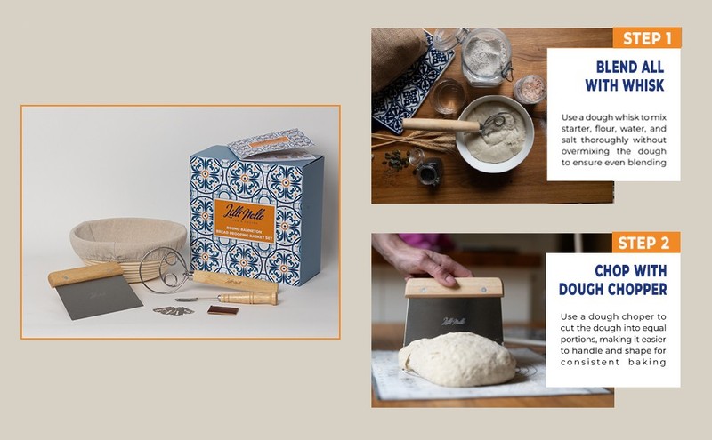 Sourdough Starter Kit all-in-one 18PCS, Premium Sourdough Bread Baking gallery