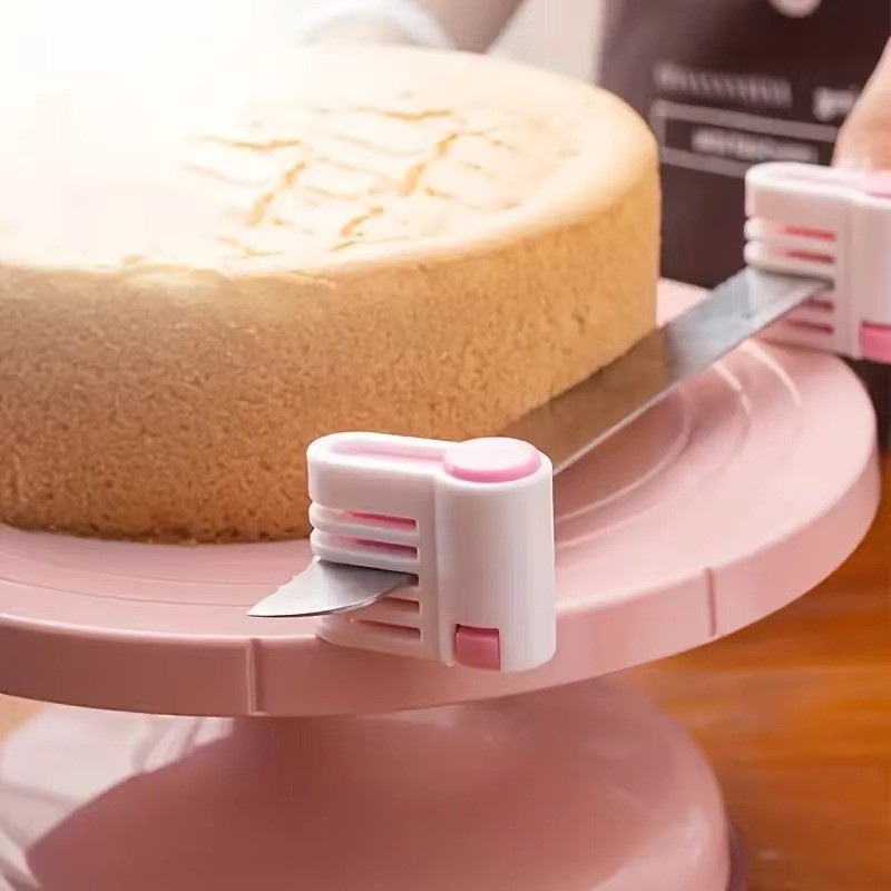 Adjustable Rotor Cutter Cake Leveler Cutter 5 Layers Baking Tool gallery