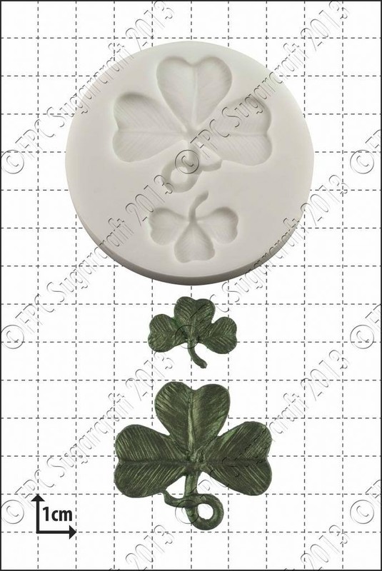 Silicone mould Shamrock Food Use FPC Sugarcraft