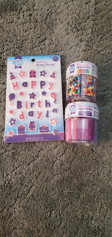 Mix Sprinkles Cake Cupcake Cookie Toppers Edible.