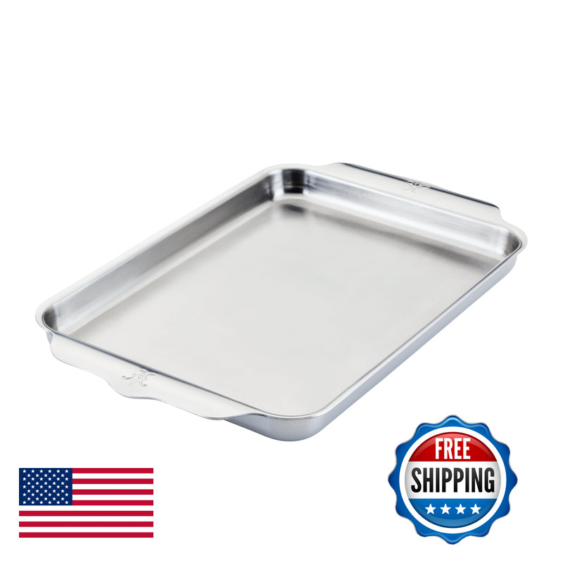 Hestan Provisions Ovenbond 9 X 12 Tri-Ply Clad Stainless Steel Quarter Sheet