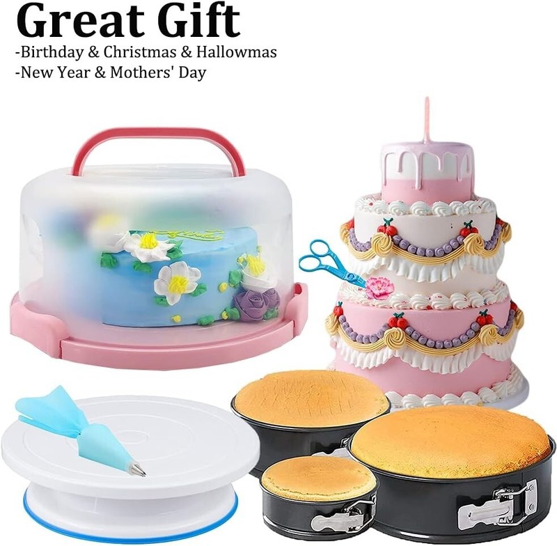 678 PCS Cake Decorating Kit, Cake Decorating Supplies Kit with Cake Carrier,S... gallery