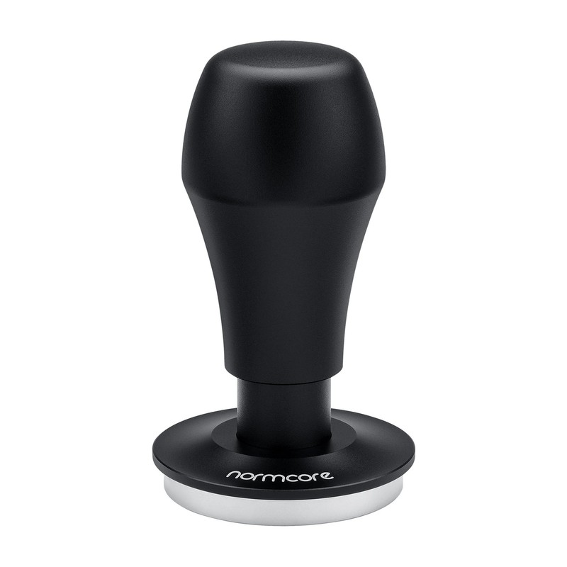 Normcore 53.3mm Coffee Tamper V4.1 with Click Sound Flat Base, Black gallery