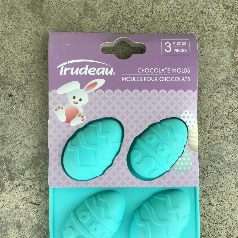 Trudeau Silicone Chocolate Easter Eggs Molds 3 Pack Blue gallery