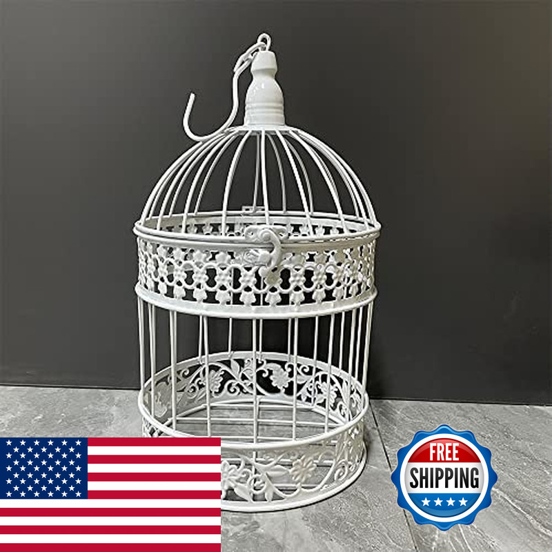 Aendu Iron Bird Cage For Wedding Decor And Flower Cage Decor Perfect Props For