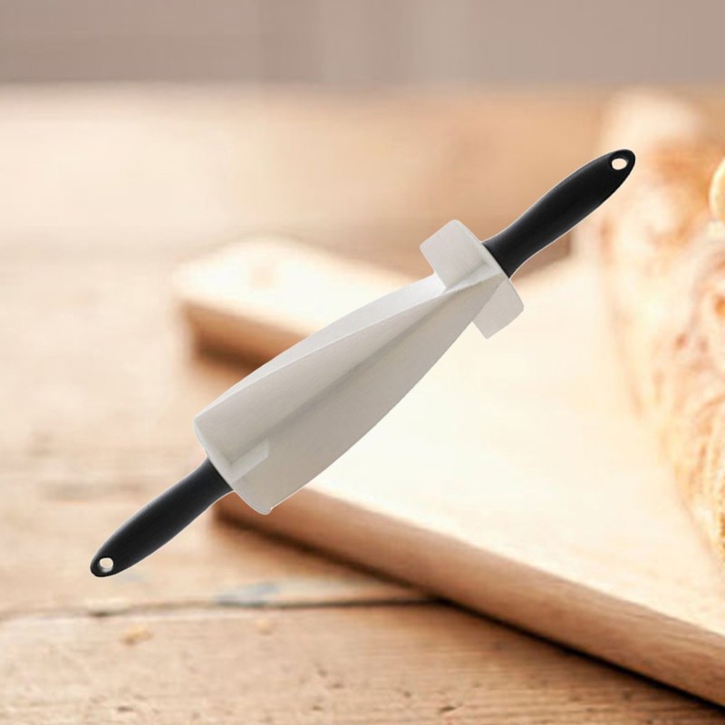 Food Grade Plastic Croissant Cutter Roller Pastry Rolling Pin Dishwasher Safe