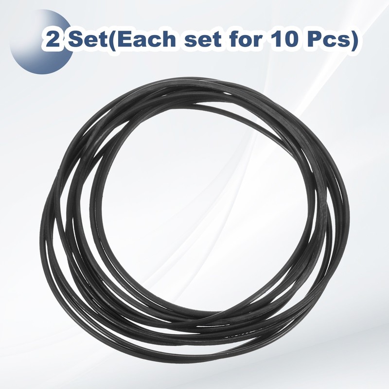 2pcs O-ring gaskets for watch replacement kit 0.9mm rubber seal gallery