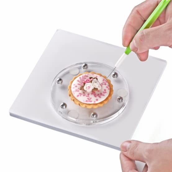Cookie Decorating Turntable, Sugar Cake Cookie Decorating Supplies Kit-with gallery