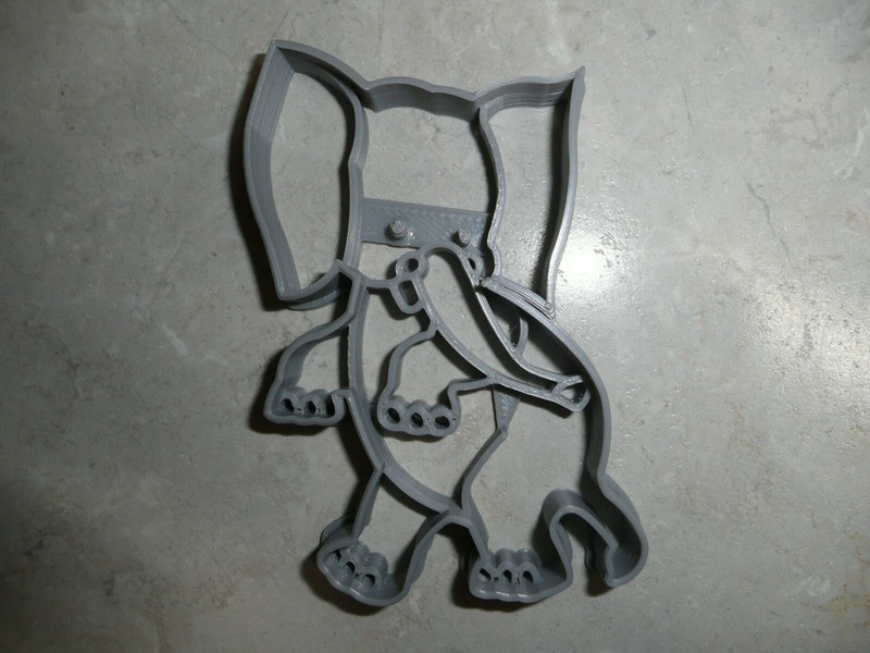 SAGGY BAGGY ELEPHANT CHILDRENS BOOK CHARACTER COOKIE COOKIE CUTTER USA PR3486 gallery