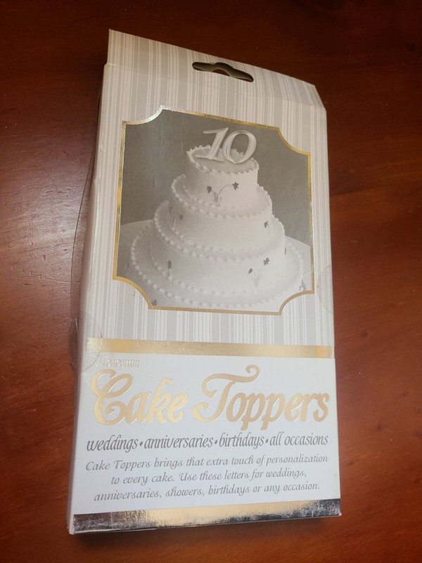 Monogram Cake Toppers For Weddings Anniversaries Birthdays and More #3 gallery