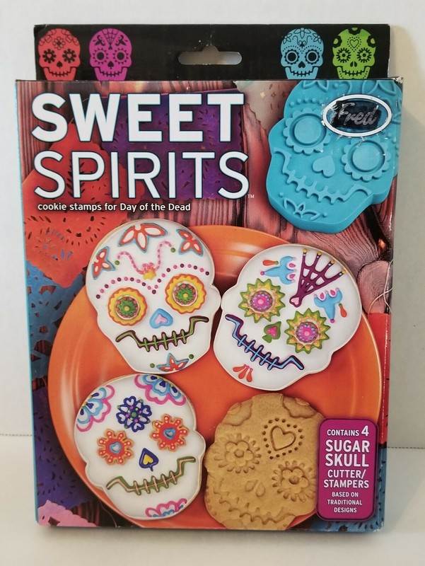 Day of the Dead Fred Sweet Spirits 4 Cookie Cutter Stamper Sugar Skull