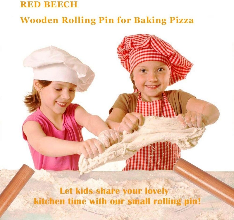 Wooden Rolling Pin Beech Wood Dough Roller gallery