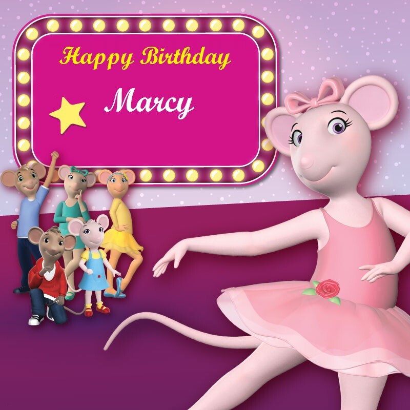 Angelina Ballerina Edible Cake Topper Decoration
