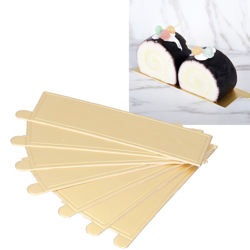 100PCS Rectangle Mousse Cake Boards Cupcake Base Dessert Display Tray Cardboard gallery