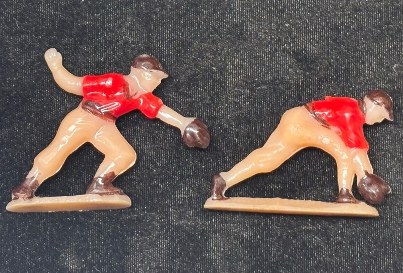 2 Vintage 1950s Plastic Baseball Players Figures Cake Toppers Decorations Ajax? gallery