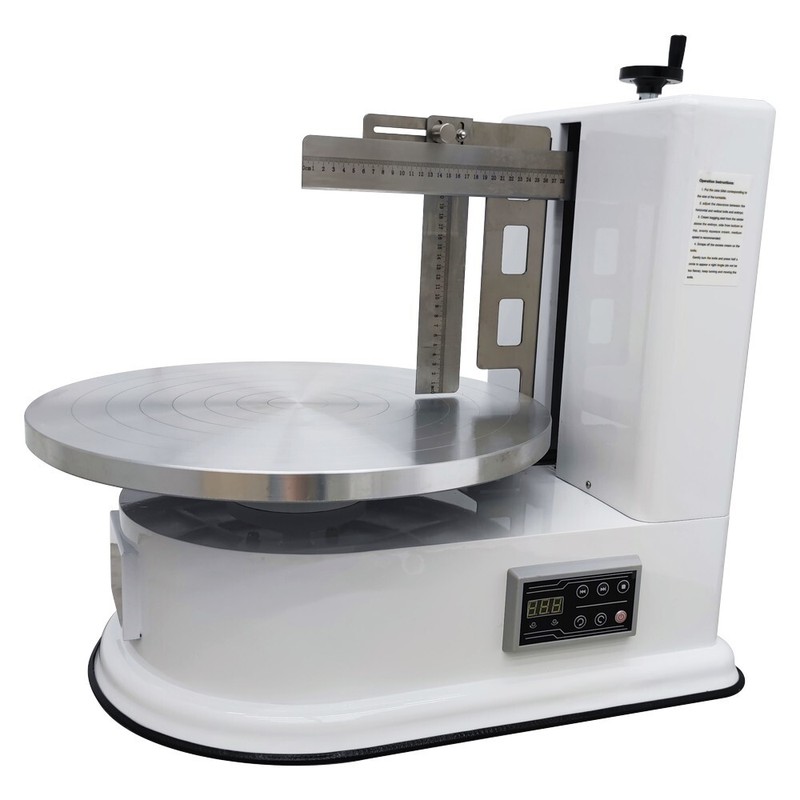 Electric Cake Spreading Coating Machine Cream Scraper Touch-tone Panel 4"-16" gallery