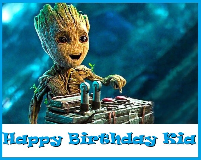 Guardians of the Galaxy Baby Groot Edible Cake Topper Decoration