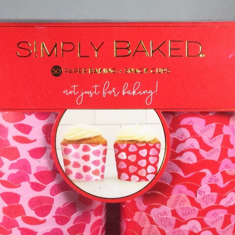 Baking & Snack Cups Heart Themed 50 Count Simply Baked Cupcakes Muffins gallery