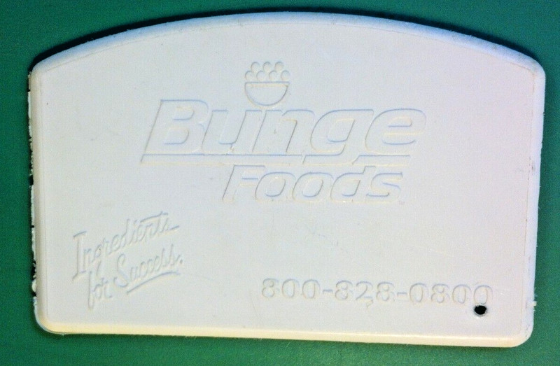Vintage Advertising 🔥BUNGE FOODS🔥 Bowl Scraper Ingredients for Success Plastic