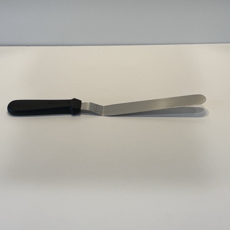TACGEA Offset Icing Spatula Stainless Steel Cake Frosting Spreader Black Handle gallery