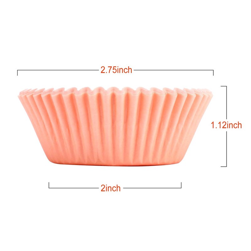 600 pcs Rainbow Standard Paper Cupcake Liners - Versatile Baking Cups for Muf... gallery