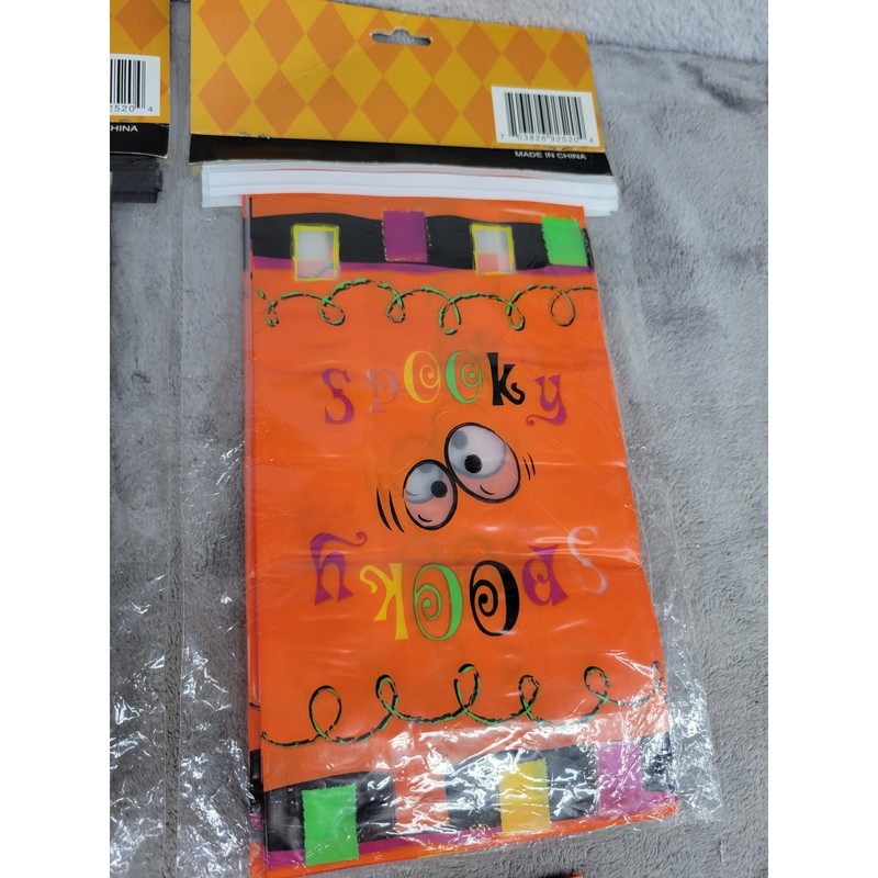 Halloween Bakery Bags Frosted Spooky Eyes Treat Cookie Bags with Wire Closure gallery