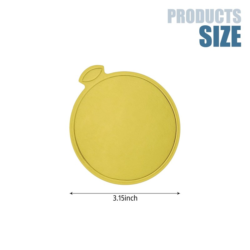 30 Pcs Mini Cake Boards 3.1 Inch Mousse Cake Boards Cake Base for Mini Cake D... gallery