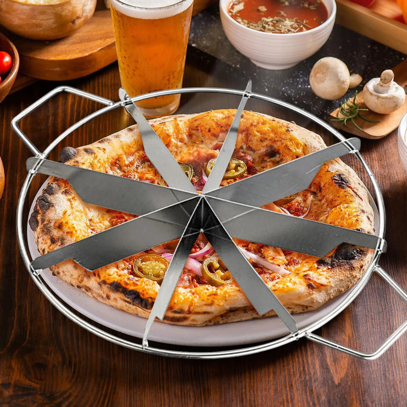 Stainless Steel Cake Divider 6/7/8 Equal Portions Cake Slicer Pizza Pie Cutter K gallery