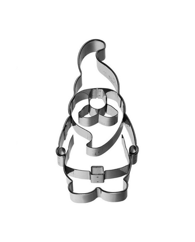 New Birkmann Elf Santa Large Christmas Cookie Cutter 7 " gallery