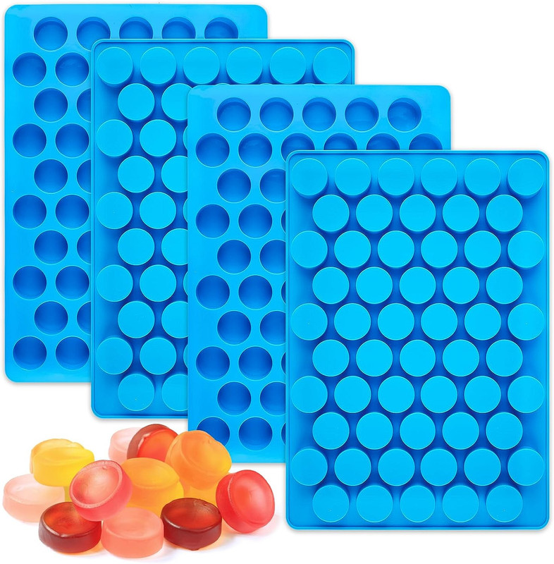 round Candy Molds Silicone Molds for Hard Candy, Gummy, Caramels, Chocolate, Gan gallery