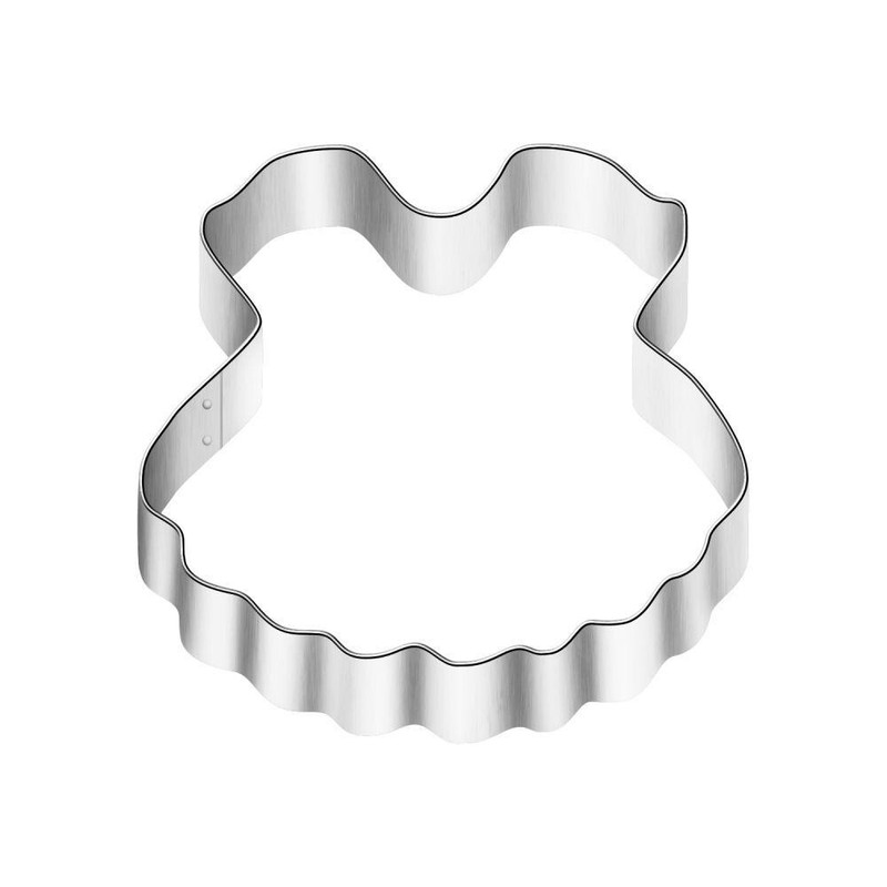 Mini Baby Dress 2” Cookie Cutter Metal | Baby Shower | Birthday Party