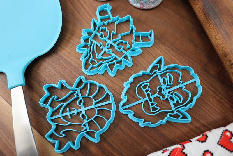 D&D Tabletop RPG Races Cookie Cutter Set - Half-Demon, Half-Elf, Half-Orc, gallery