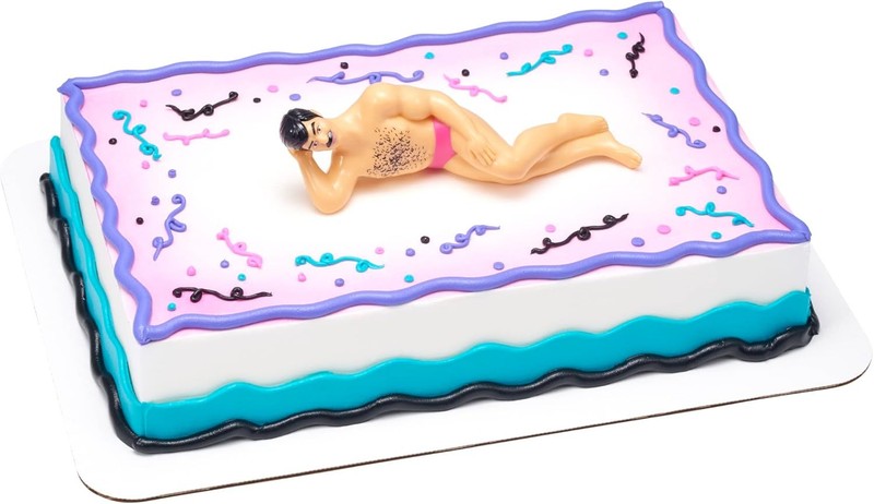 DecoSet® Hunky Man Cake Decoration Kit, 1 Piece Cake Topper For Bachelorette