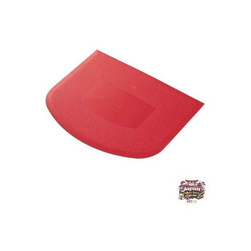 Kai Embossed Scraper Red Cooking Food Preparation Gift Present Baking Dough