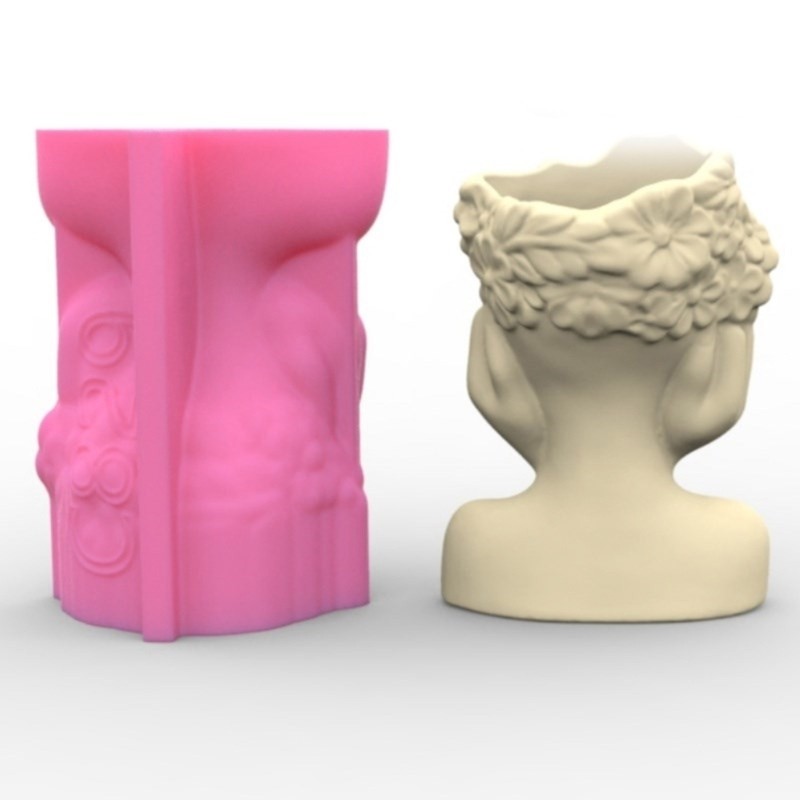 Planter Molds Artistic Human Figure Shape Flowerpot Moulds for Hand-Making Vase gallery