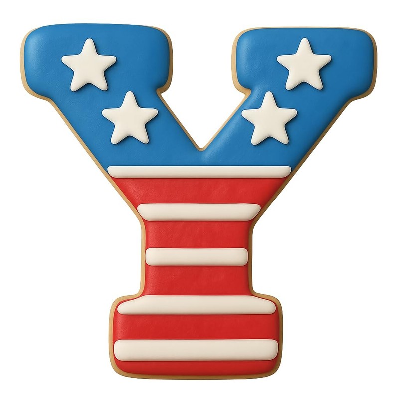 3 inches Varsity Letters Cookie Cutter for Baking & Fondant Clay Gifts - Y gallery